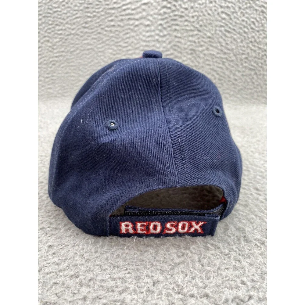 Vintage Boston Red Sox '47 Baseball Hat Cap Strap‎ Back White Embroidered Men's